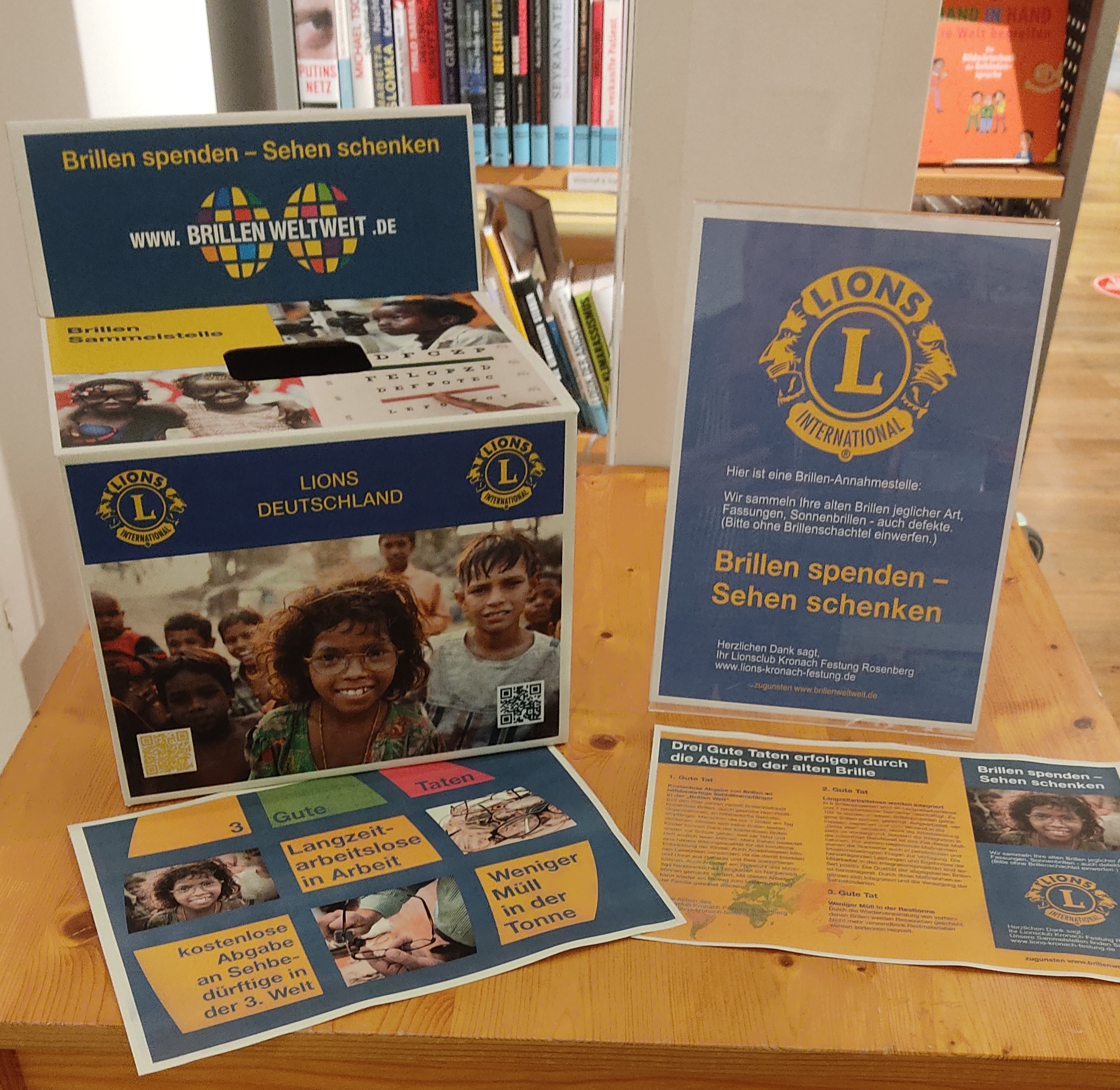 Brillen spenden - Sehen schenken